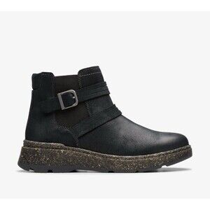 Clarks Cloudsteppers Noralyn Size 9 W Wide Ankle Strap Bootie Boots Side Zip